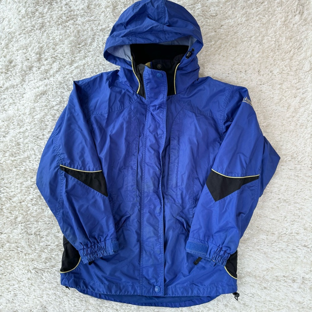 Columbia Softshell Ascender OmniShield Hood Windbreaker Jacket Blue‎ Size S